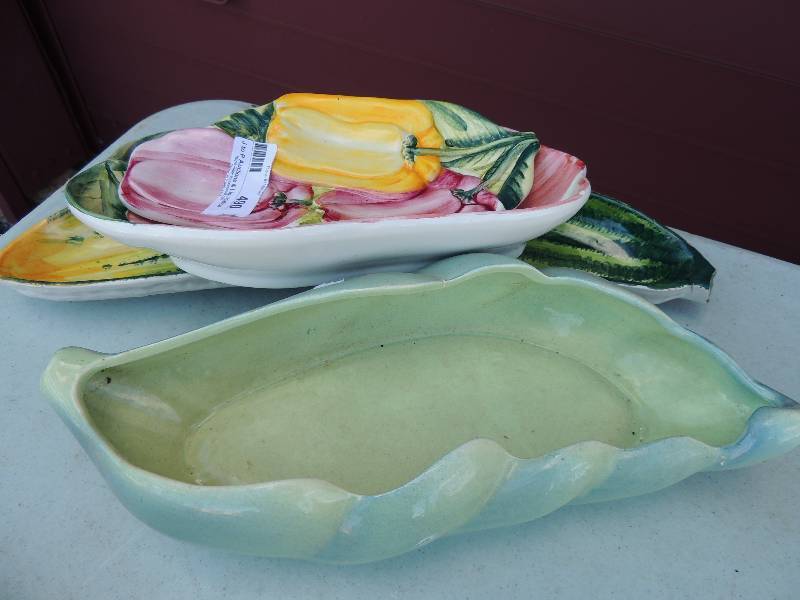 lot 490 image: dishes and plates...