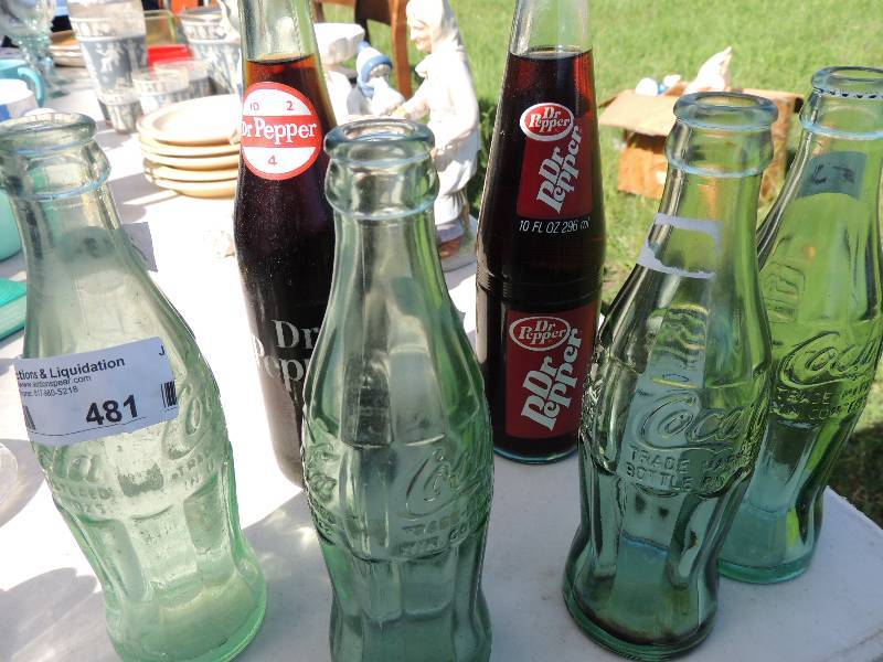 lot 481 image: 4 Coca Cola collector bottles  AND...