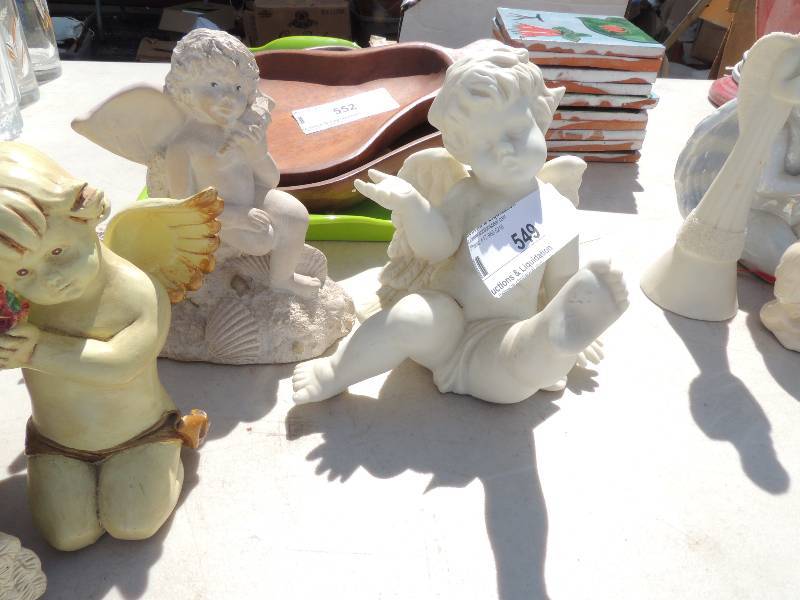 lot 549 image: Angel Boy. AND VARIOUS ANGELS