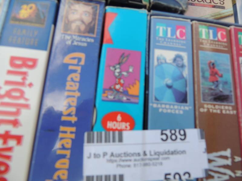 lot 589 image: Misc. movies in box...