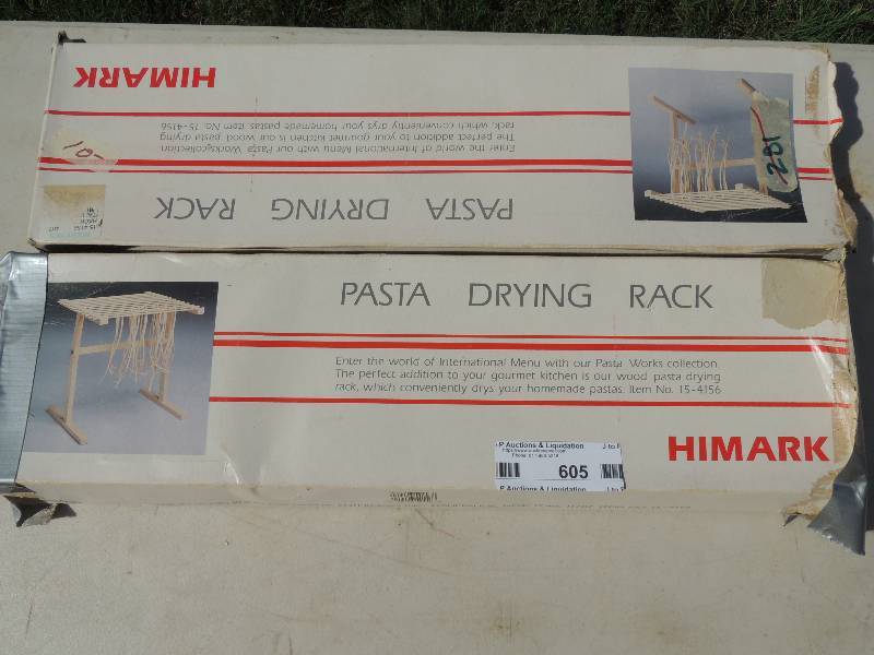lot 605 image: HIMARK PASTA DRYING RACK