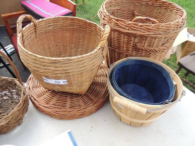 lot 608 image: lots of baskets...