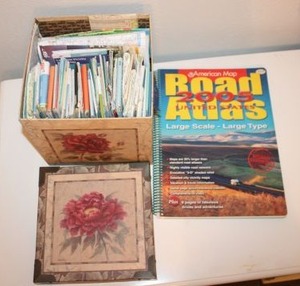 lot 65 image: Maps and large scale Road Atlas book