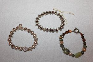 lot 103 image: Jewelry bracelets as shown