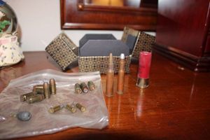 lot 122 image: Misc. Ammo and fishing weight