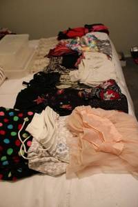 lot 153 image: Womens sleepwear and tank tops