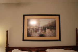 lot 127 image: Framed Wall art by C. Kieffer The Rendezvous