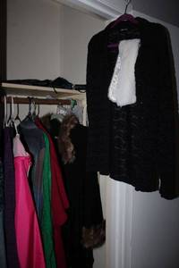 lot 173 image: Coat closet items, see photos