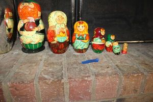lot 238 image: Nesting dolls