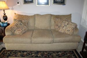 lot 250 image: Couch as shown (could use new upholstery) 73 W x 36D