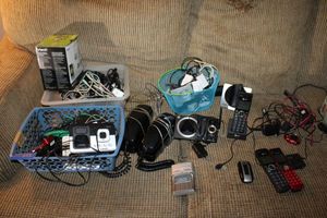 lot 252 image: Misc. phones and wires