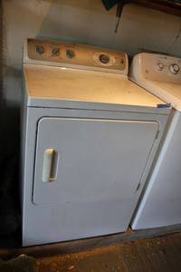 lot 261 image: GE electric dryer model DRSR495EG8WW