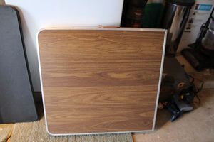 lot 306 image: Vintage folding 6 ft. table