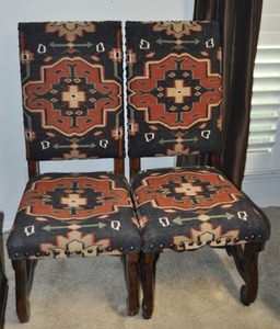 lot 95 image: Santa Fe Style Chairs
