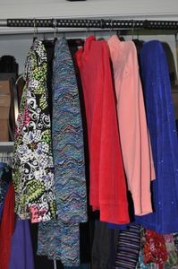 lot 114 image: Clothes Five long Sleeve Medium JacketsSweaters, Cold Water Creek and More