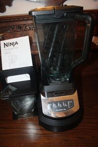 lot 18 image: Ninja Pro System 1100 includes Two different Pitchers Extra Blades and Dough Platform