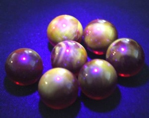 lot 207 image: UV Reactive Marbles