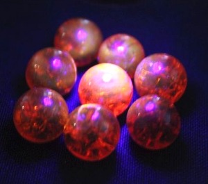 lot 208 image: Vintage UV Reactive Marbles