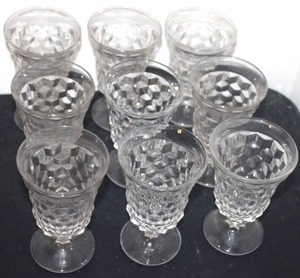 lot 227 image: Nine Fostoria Glasses