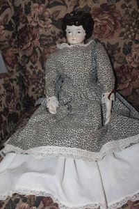 lot 233 image: Vintage Ceramic Doll