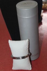 lot 236 image: Tuning Element, Stainless Steel Bracelet and Water Bottle