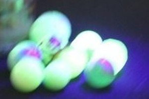 lot 369 image: Several Rare Vintage Uranium Oxide Marbles (verified under UV Light)