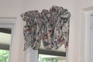 lot 273 image: Window Valances, Set of Four with Rods