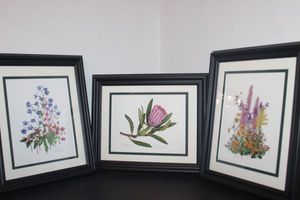 lot 279 image: Artist signed Jane Molpus Three Framed Prints
