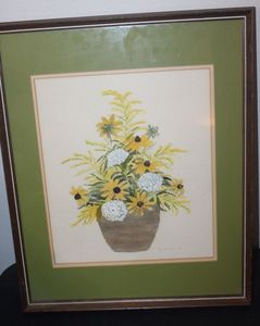 lot 282 image: Artist signed Jane Molpus Framed Print