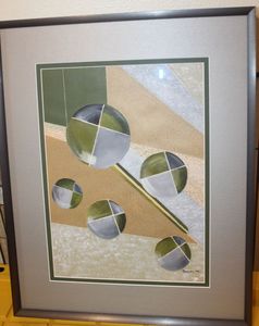 lot 286 image: Artist signed M. Brannon Framed Watercolor