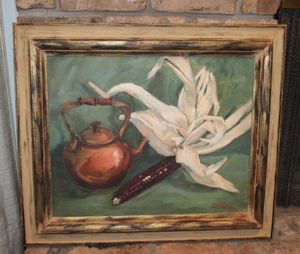 lot 293 image: Beatrix Haggard Framed Oil on Canvas