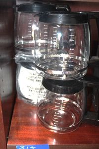 lot 315 image: Cuisinart Coffee Pot Carafes, unused