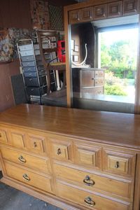 lot 323 image: Dresser with Mirror