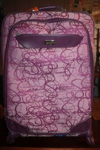 lot 328 image: Lg. Jessica Simpson Rolling Suitcase
