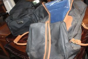 lot 329 image: King Ranch Duffel Bag and other Carrier Items .&nbsp See Photos