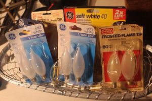 lot 346 image: Variety of Unused Lightbulbs, see Photos for Type and Wattage