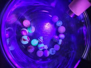 lot 373 image: Vintage uranium oxide Vintage Marbles