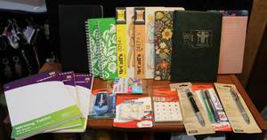 lot 17 image: Four in one pen tool journals notebooks and more see pictures