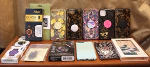 lot 71 image: Iphone Accessories and pop sockets 3 in 1 photo lens