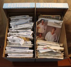 lot 127 image: lot of paper patterns