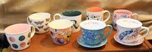 lot 161 image: Opal house  cups