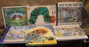 lot 199 image: Lot of books like The wizard of Oz where the wild things are and more see pictures
