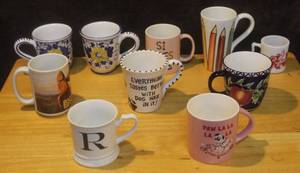lot 355 image: Mixed lot of coffee cups