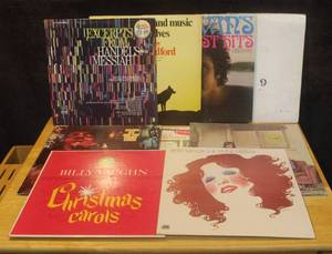 lot 367 image: Lot of records some artists like the Beatles the language and music of the wolves many more see photos