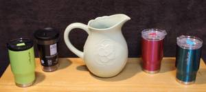 lot 381 image: Pitcher and three reduce and more