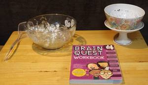 lot 398 image: Punch bowl set and more see pictures