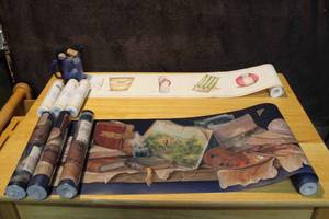 lot 418 image: 8 pre-pasted borders and more see pics