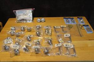 lot 423 image: Cabinet knobs handles chains pulls for ceiling fans see pictures