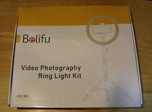 lot 429 image: Belifu video photography ring light kit