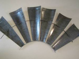 lot 9 image: WINDMILL BLADE WALL ART - APPROX 4 FT WIDE
